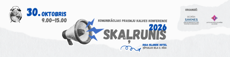 Konference SKAĻRUNIS 2026 – 30.oktobrī