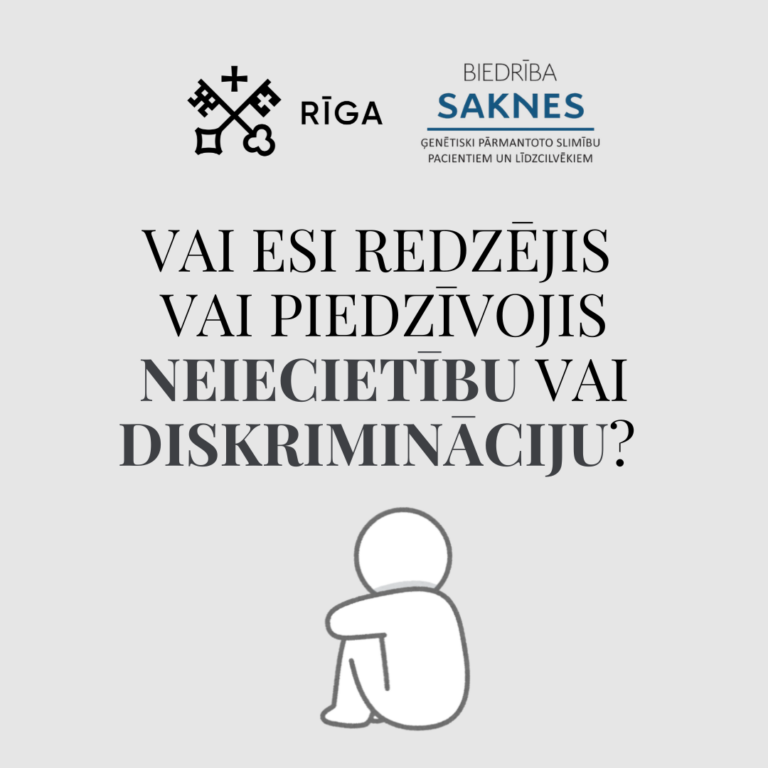 Vai esi redzējis vai piedzīvojis neiecietību vai diskrimināciju?