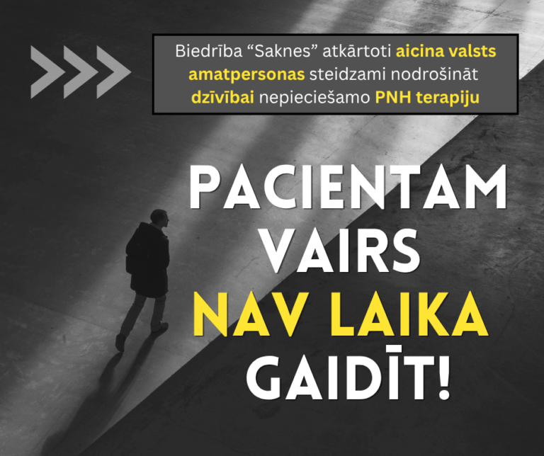 ZIEDO – Pacientam ar retu un dzīvībai bīstamu asins slimību – paroksismālo nakts hemoglobinūriju (PNH) nepieciešama STEIDZAMA PALĪDZĪBA!